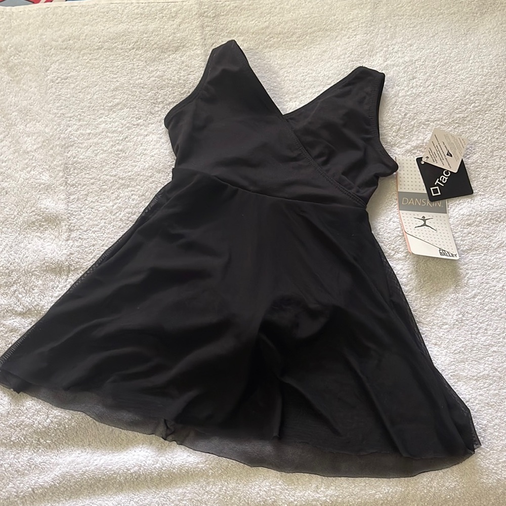 Danskin mesh skirt leotard 2T-4T NWT